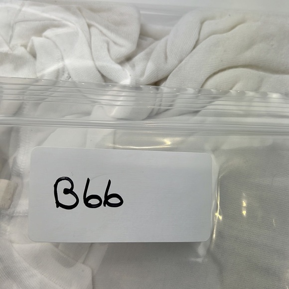 Elan oversized white asymetrical ½ sleeve top - Picture 8 of 9